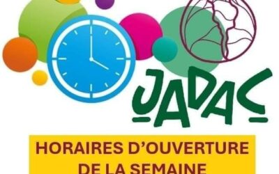 Le JADAC rappelle ses horaires d’ouverture des marchés de la semaine prochaine :